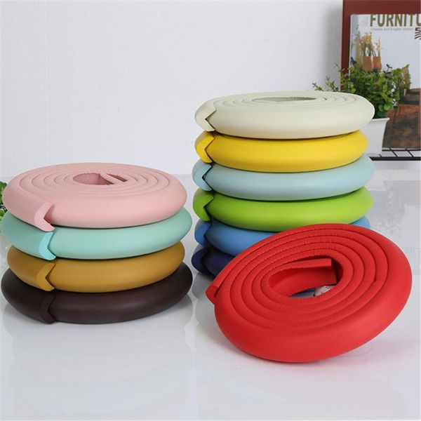 

corner&edge cushions 2m baby safety table desk edge protector safe protection children bar thick furniture bumper corner guard with double-s