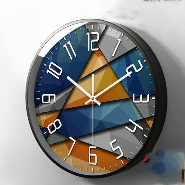 

wall clocks simple digital geometric nordic silent modern living room decoration clock orologio da parete home mm50wc
