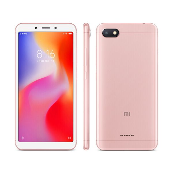 Original Xiaomi Redmi 6A 4G LTE Handy 3 GB RAM 32 GB ROM Helio A22 Quad Core Android 5,45 Zoll Vollbild 13,0 MP 3000 mAh Smart Mobiltelefon