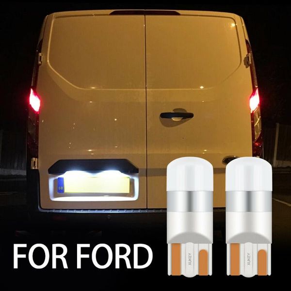 

2pcs replacement led bulb car for transit 5 6 7 license number plate light rear durable headlights