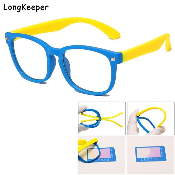 

sunglasses 2021 anti blue light kids glasses children square optical frame eyeware boy girls computer transparent eyeglasses uv400, White;black