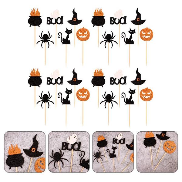 

other festive & party supplies 24pcs interesting cake pick dessert decor (6 styles)