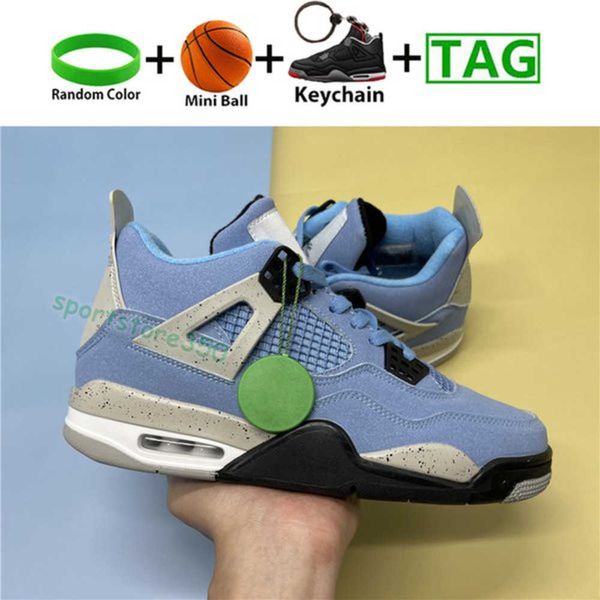

university blue 4 4s basketball shoes black cat fire red men sneakers paris bred thunder se neon pine green metallic purple mens