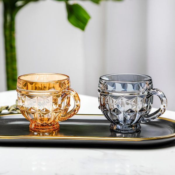 

internet celebrities european style glass whiskey ice hockey foreign wine coffee cup creative personality home office glasses