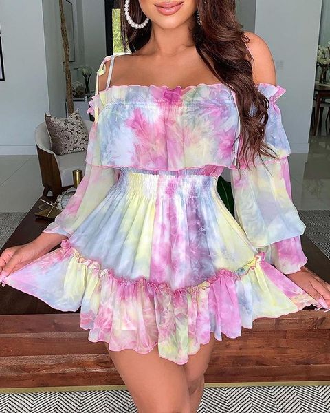 

casual dresses women's printed neck sling slim dress for women summer 2021 party, Black;gray