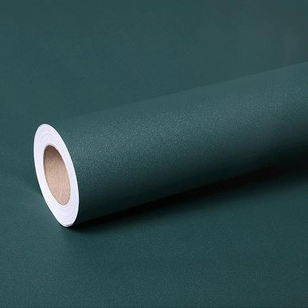 

wallpapers self-adhesive wallpaper dark green bedroom kitchen drawer liner cabinet sticker pvc waterproof contact paper wall decorate mural