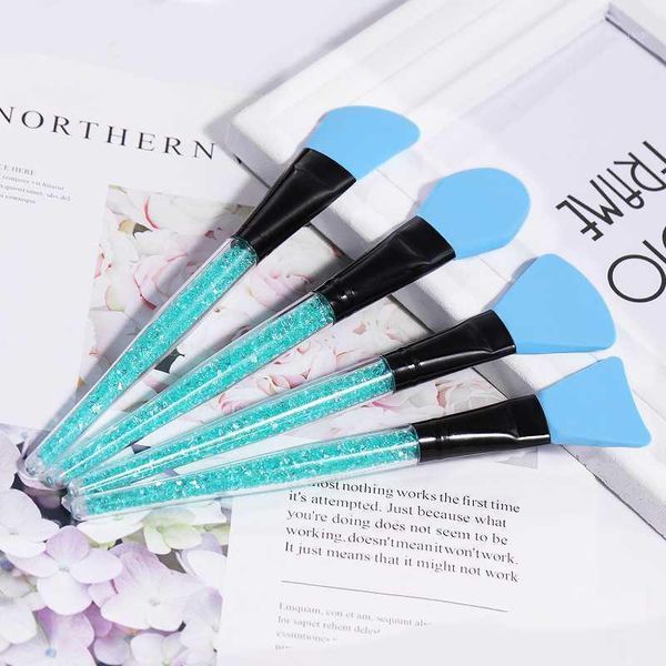 

4pcs/set multi-function diy mask brushes mud mixing soft silicone nail brush facial foundation skin care tools1