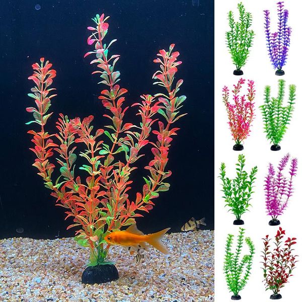

artificial plants plastic water grass decoration ornament aquarium home fish tank decorations