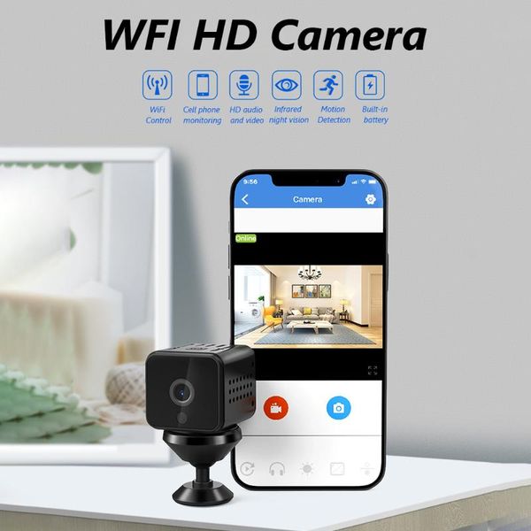 

webcams ds05 mini wifi ip camera 1080p full hd wireless nanny cam night vision motion detection home security surveillance 32gb