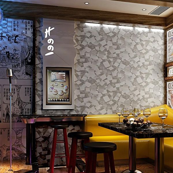 

wallpapers pvc wallpaper manufacturers bar personalized mosaic roll paper back modern 3d rolls for gm klang