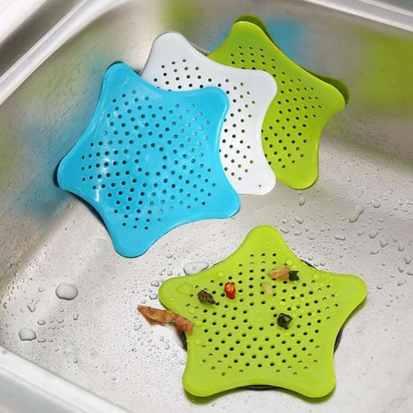 

kitchen creative sink anti-clogging floor drain sewer filter starfish silicone other bath & toilet supplies