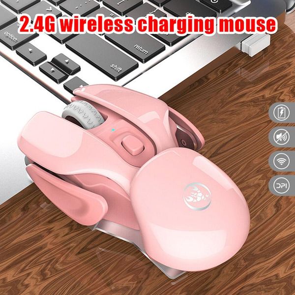 

2.4g wireless charging mouse ergonomic silent mute office home notebook mice gk99