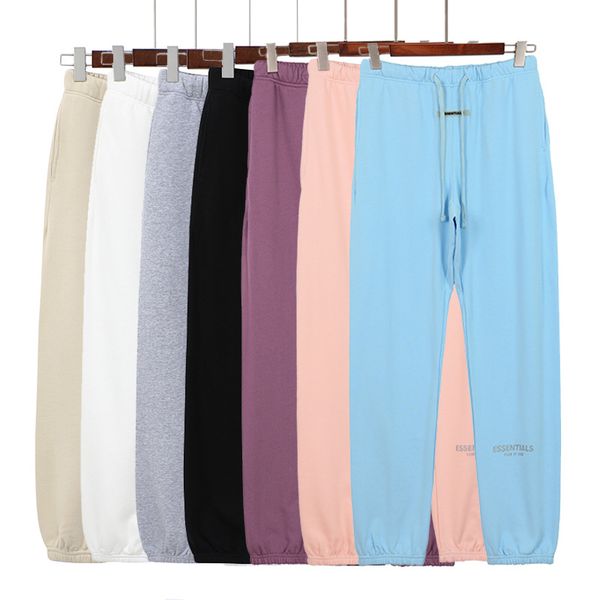 

21ss double line guard pants men's and women's trendy sports leisure high street loose sweatpant designer couples trousers 7 color, Black