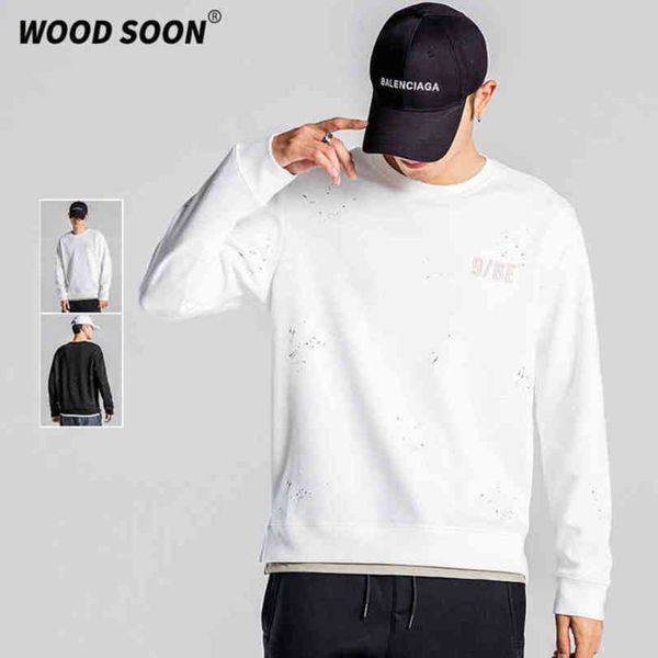 

woodsoon vallen new school uniform trui loss trend boys black stitches shirt men