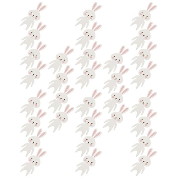 

32pcs easter cup paper cards rabbits ornaments party cake er greeting