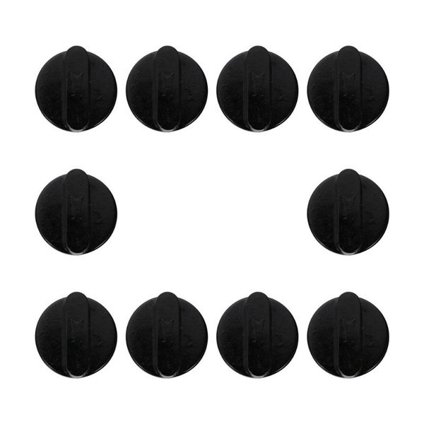 

smart home control 10pcs universal gas cooker knobs stove on-off (black)