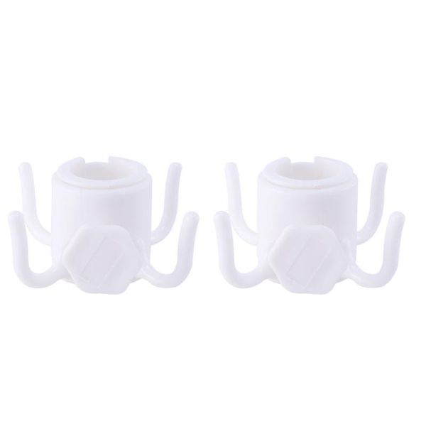 

hooks & rails 2pcs beach umbrella hook hanging 4-prongs