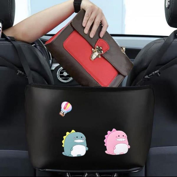 

car organizer mesh seat back storage bag barrier of backseat pet kids cargo tissue purse holder driver netting pouch