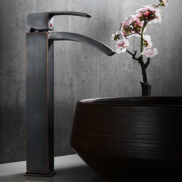 

bathroom sink faucets basin single lever antique waterfall faucet deck mounted vessel mixer taps cold and water tap s79-427