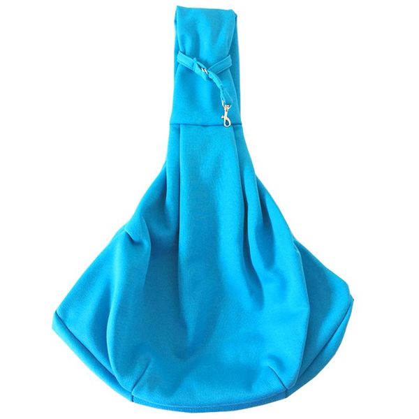 

cotton light blue pet sling dog cat carrier bag by cpam for car seat covers