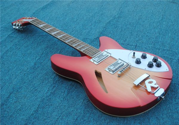 

6 string guitar, 381electric guitar, before and after with flamed maple top