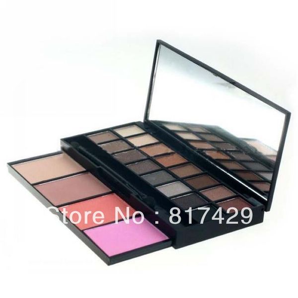 

new pro 20 color eyeshadow palette blusher eye shadow makeup set beauty makeup
