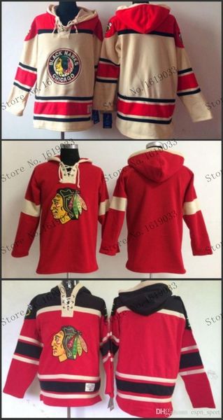 

2016 new, 2015 . chicago blackhawks ice hockey jersey hoodie blank hockey hoodies/ hooded sweatshirt, Black;red