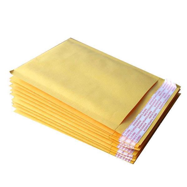 

Небольшой Крафт пузырь почтовики мягкие конверты сумки 130x210+40 мм внешне почтовые