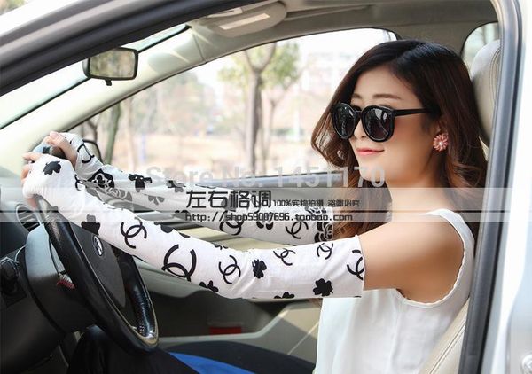 

Оптовая продажа-летние солнцезащитные перчатки анти-УФ лето длинный дизайн женщин 100% проспит хлопок кружева тонкий рукав