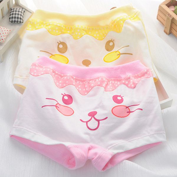 

cartoon animal children underpants girl straight angle underpants girl shorts security pants baby four angle underwear cute cat flowers, Camo