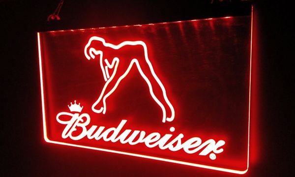 

ls028-р budweiser exotic dancer stripper бар легкие знаки