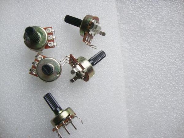 B200k b204 potentiomètre de volume d'amplificateur de haut-parleur hi-fi unique 3 15mm anthocaulus