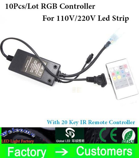 

Практические 20key инфракрасный RGB высокого напряжения ИК пульт дистанционного упр