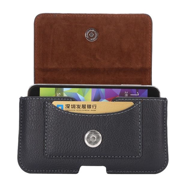 

Слот для карт универсальный горизонтальный PU кожаный чехол Чехол для мобильного