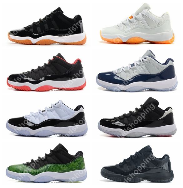 

new 2018 11 low basketball shoes concord bred georgetown space jam citrus gs basketball sneakers women men low cut athletics boots xi