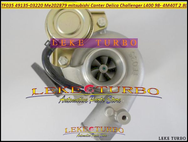 Atacado TF035-2 49135-03220 ME202879 Turbo Turbocharger Turbocompressor Para MITSUBISHI Canter Delica Challenger L400 1998- 4M40 4M40T 2.8L 140HP