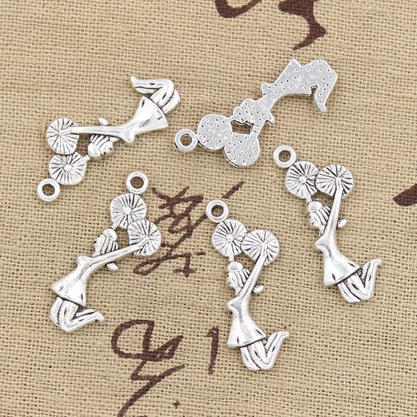 

Подвески аплодисменты девушка 28*10 мм античный,цинковый сплав кулон fit,старинные Т