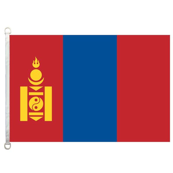 

хороший флаг монголия флаги баннер 3x5ft-90x150cm 100% полиэстер флаги стран, 110gsm деформация трикотажные ткани открытый флаг