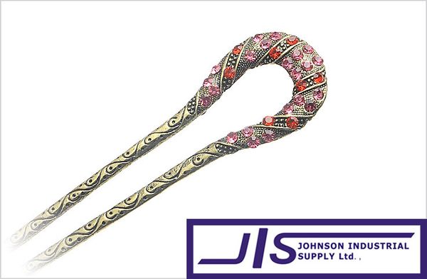 

wholesale-5 colors,crystal antique flower hair forks,hair sticks,hair chopsticks,wedding hair jewelry,0844, ing