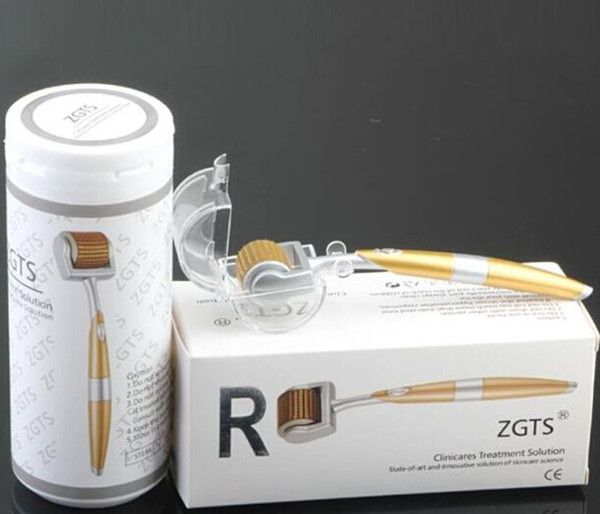 ZGTS 0.2-3.0mm Microneedle Derma Roller 192 Corpo de Agulha e Face Ultimate Terapia para Redução de Estrias, Rugas e Grandes Poros