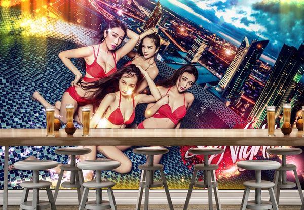 

beauty l bar club ktv boxing tooling wall deskwallpapers in hd