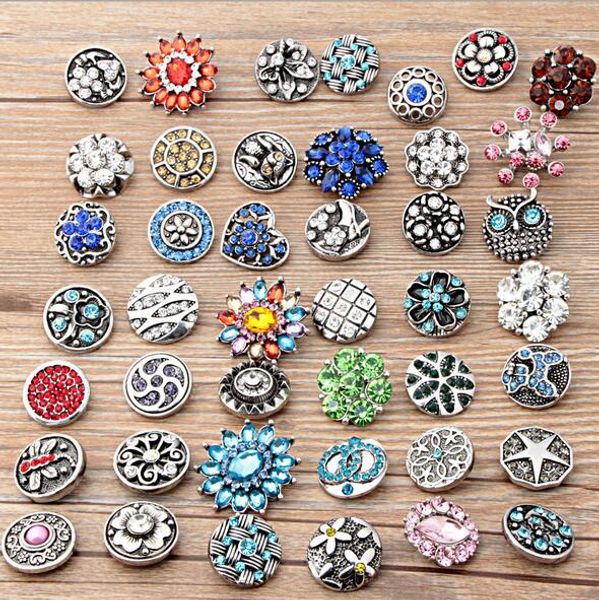 

смешанные стили 18 мм металл имбирь оснастки кнопка шарм кристалл стили кнопка rivca защелками ювелирные изделия нуса кусок za0026