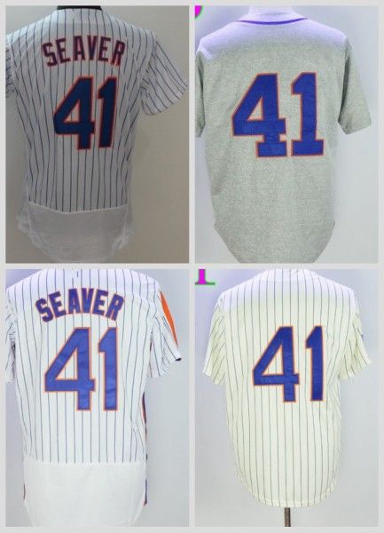 

Whole ale 41 tom eaver jer ey 2016 flexba e 25th ba eball new york ba eball jer ey 1969 grey cream pullover white pin tripe