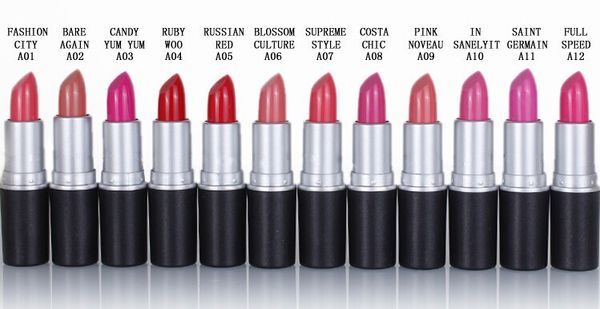 

christmas promotion makeup factory outlet 3g 12 colors lipstick epacket ing