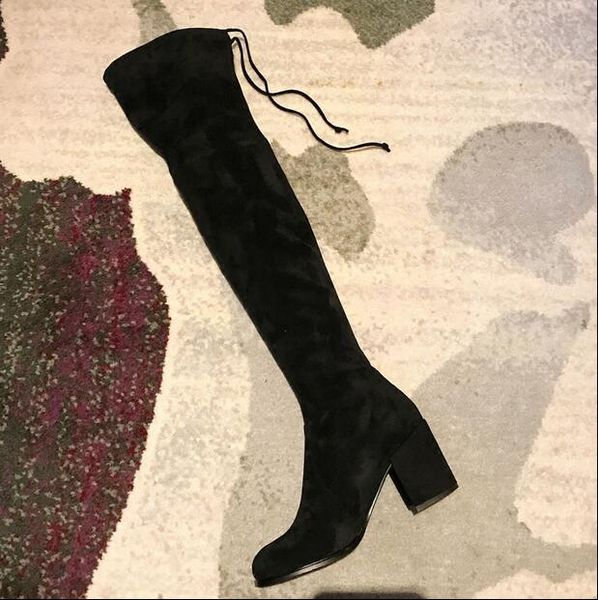 Großhandel Herbst Und Winter Oberschenkelhohe Single Stiefel Großhandel Herbst Und Winter Oberschenkelhohe Single Stiefel