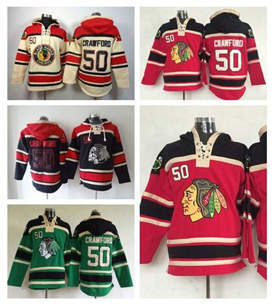 

chicago blackhawks hockey hoodie 50 corey crawford pullover hoody black ice crawford blackhawks sweatshirt green red beige