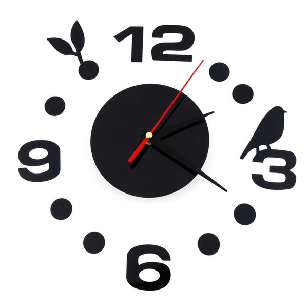 Simple Digits Diy Wall Clock Modern Design Sticker Set 3d Mirror Simple Digits Diy Wall Clock Modern Design Sticker Set 3d Mirror Acrylic Decal Home