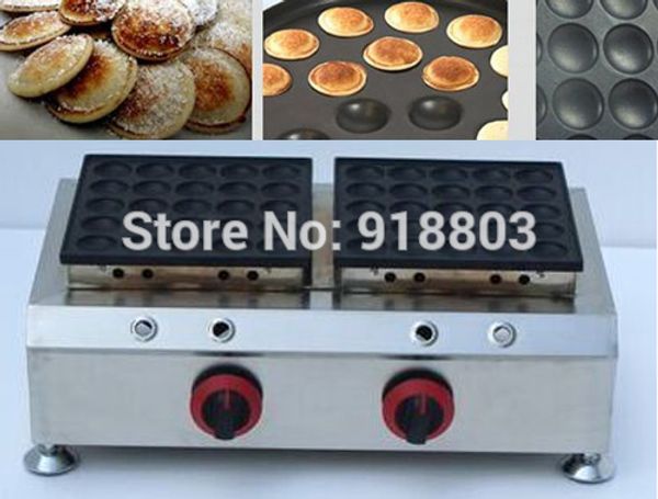 50 pcs Uso Comercial Non-stick LPP Gás Poffertjes Mini Panquecas Holandesas Baker Maker Máquina De Ferro Molde Pan