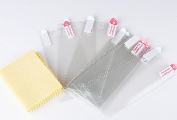 

High clear lcd front creen protector guard film cloth for iphone4 5 6 6g 4 7 quot plu 5 5 quot no retail package