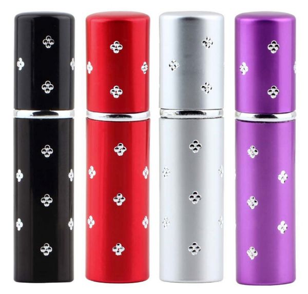 

5ml spray empty bottle easy used silver color amazing travel perfume atomizer refillable
